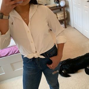 Polo Button Down Top